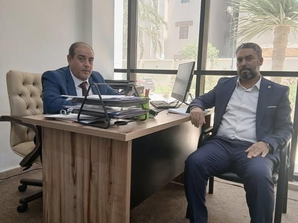 مدير مكتب التعاون الدولي بوزارة التعليم العالي والبحث العلمي يناقش التعاون المشترك مع عدد من المسؤولين بوزارة الخارجية والتعاون الدولي بنغازي