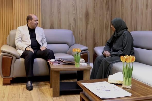 وزير التعليم العالي والبحث العلمي يناقش مع النائب "فاطمة الصويعي" سبل تطوير الخدمات التعليمية بالجنوب الليبي بنغازي